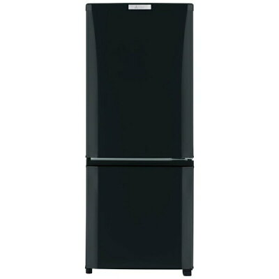 三菱 MR-P15S-B 冷凍冷蔵庫 （146L・右開） 2ドア　幅48センチ黒